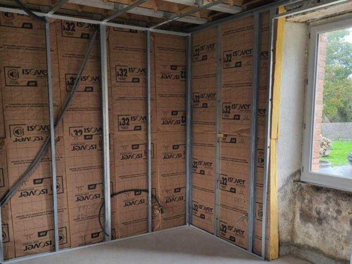 Travaux de plâtrerie Saignes