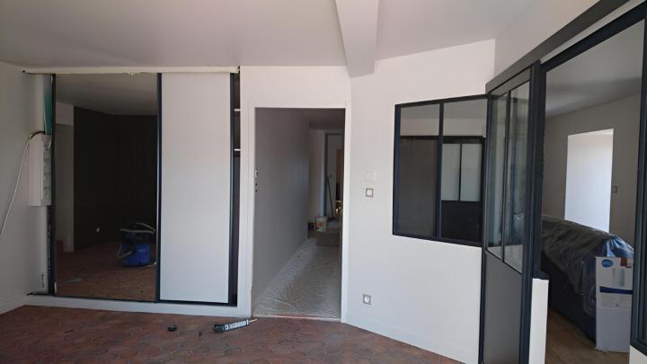 Pose de plaques de plâtre Saignes